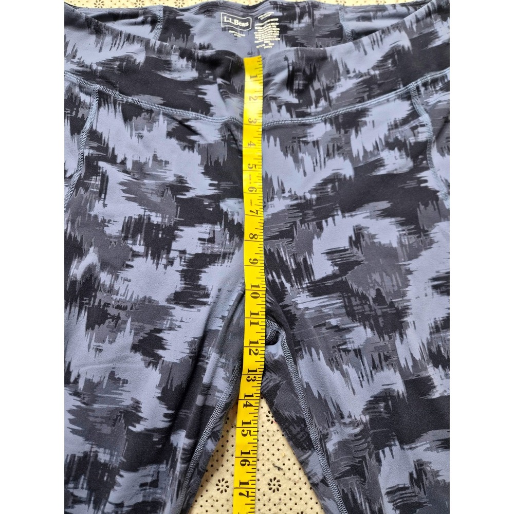 2 LL Bean Women's Camo Print Active Leggings Bundle 1X Plus 50+ UPFUV Protection - Picture 9 of 11